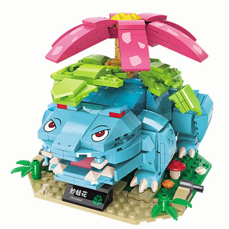 Thumbnail: Original box Anime Cartoon Pokemon Pikachu Bulbasaur Building Blocks Bricks Set