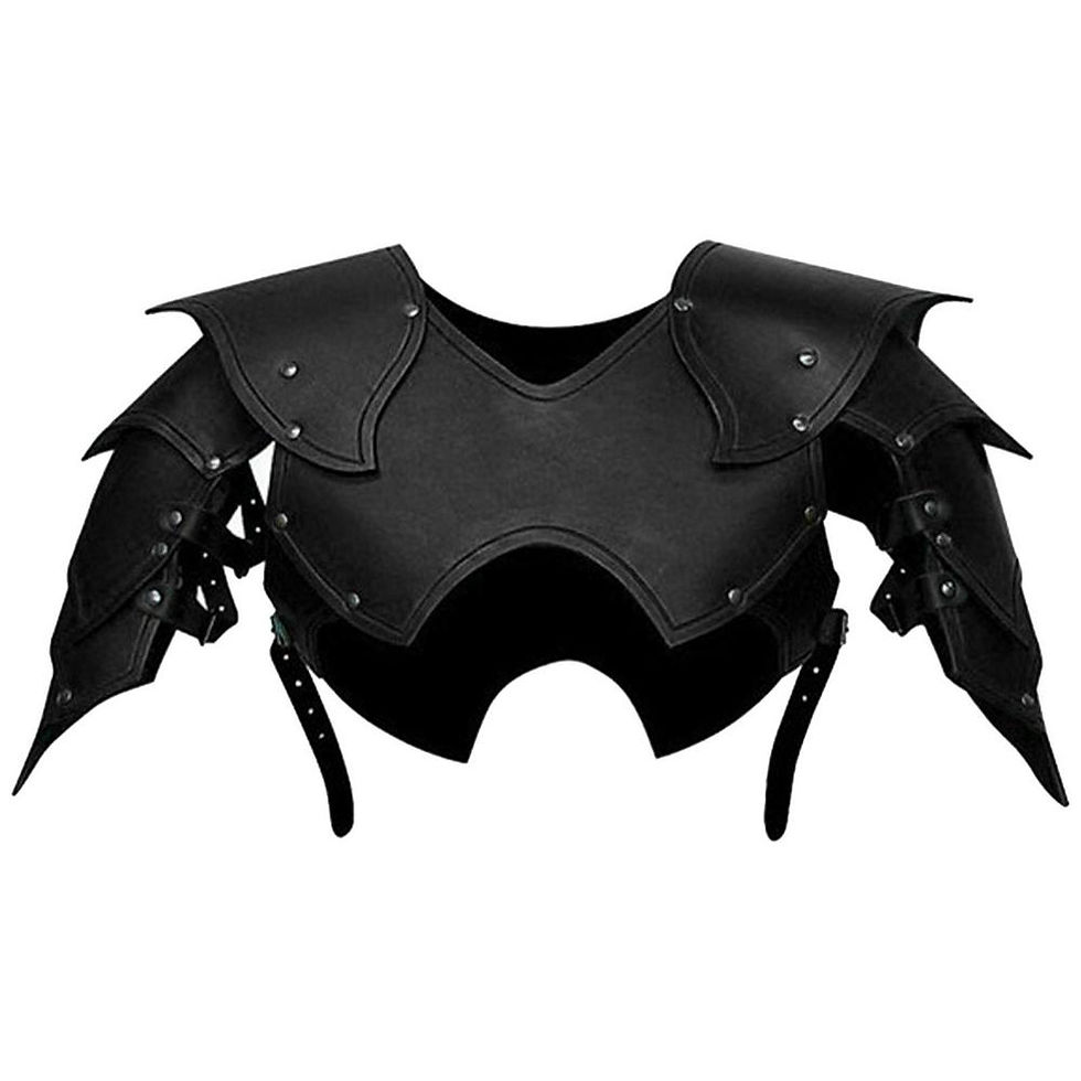 Thumbnail: Shoulder Guard Medieval Elf Cosplay Costume Elven Shoulder Chest Armor Viking K