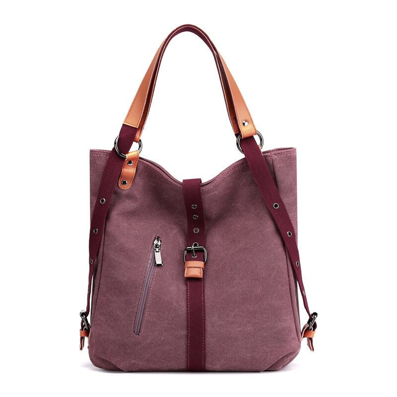 Thumbnail: Crossbody Bags for Women Quality Canvas Luxury Ladies Handbags Woman