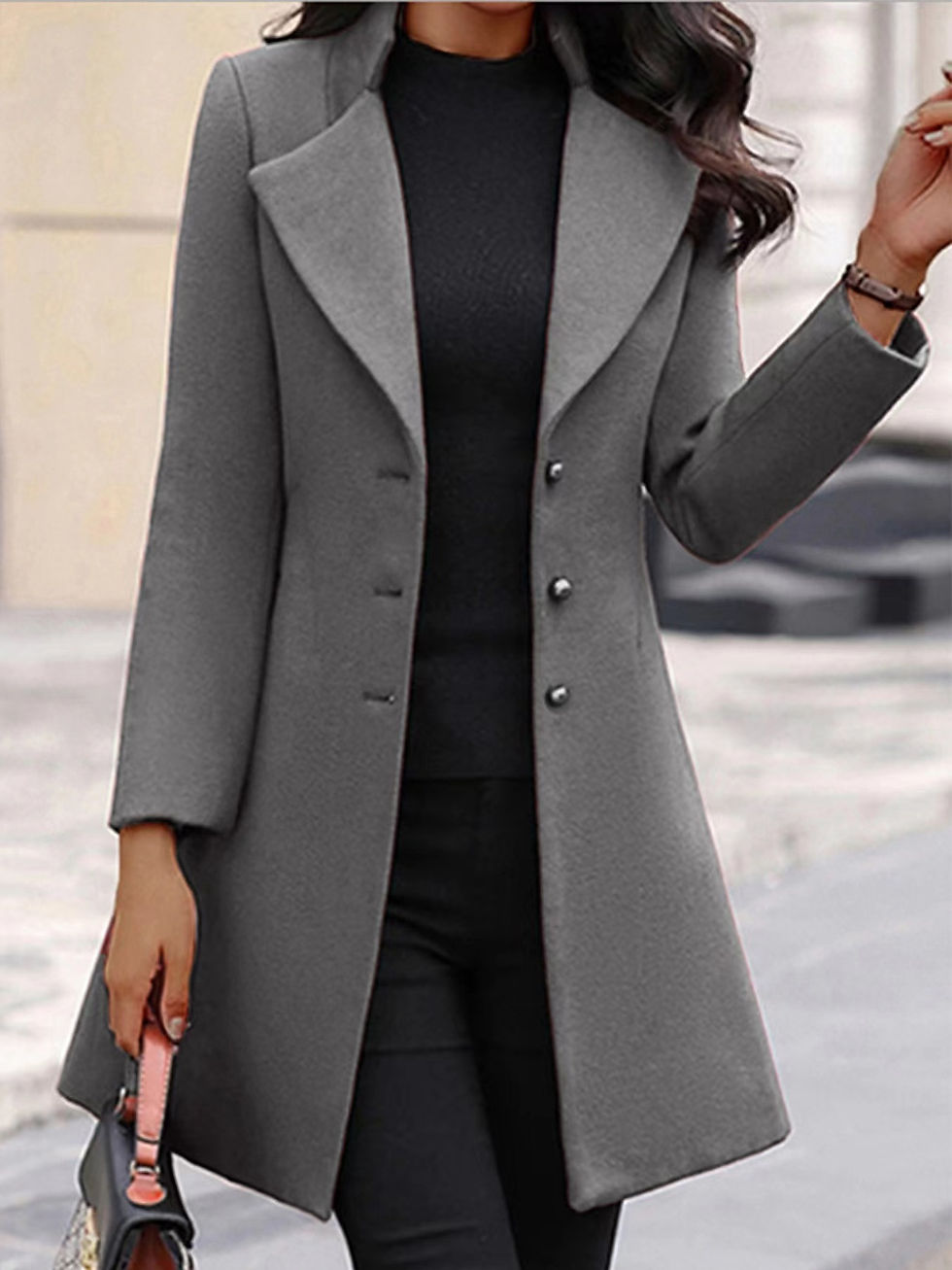 Thumbnail: RX6625 Winter New Women's Coat Korean Version Mid length 2023 AliExpress Europe