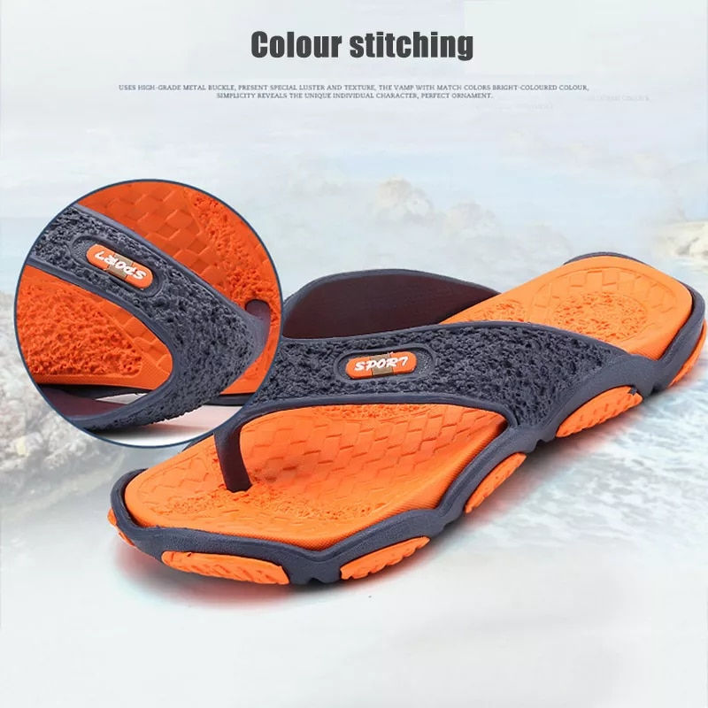 Thumbnail: Quality Men's Shoes For Male Slippers Plus Size 40-45 Fashion Summer Men