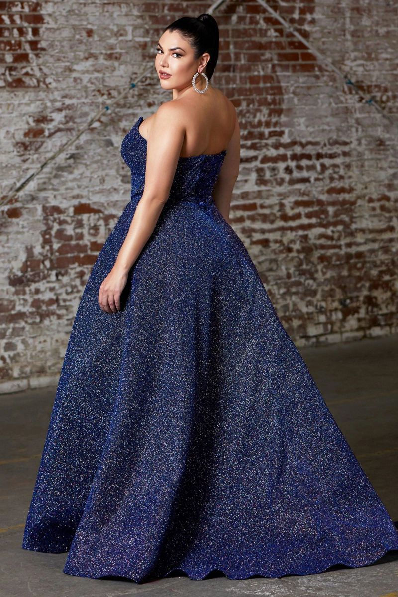 Thumbnail: Elegant Plus Size Women Party Dress 5XL Sexy Lady Sequin Shiny Evening Dresses