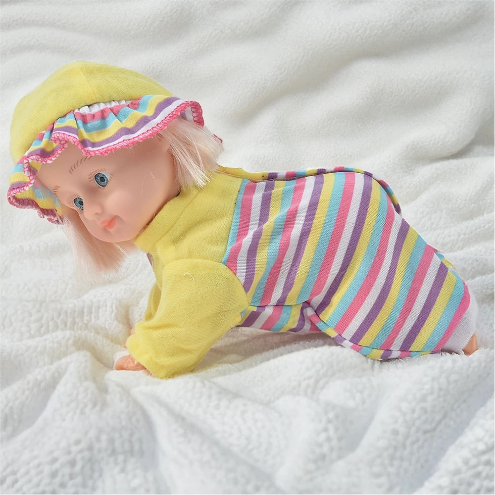 Miniaturbild: Cute Crawling Music Doll 10-inch Beautiful Electric  Singing and Dancing  Girl