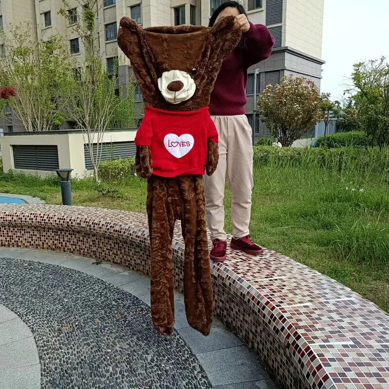 Thumbnail: New Giant Bear Plush Toys Unstuffed Empty Teddy Skin Coat Soft Shell Semi-Finis