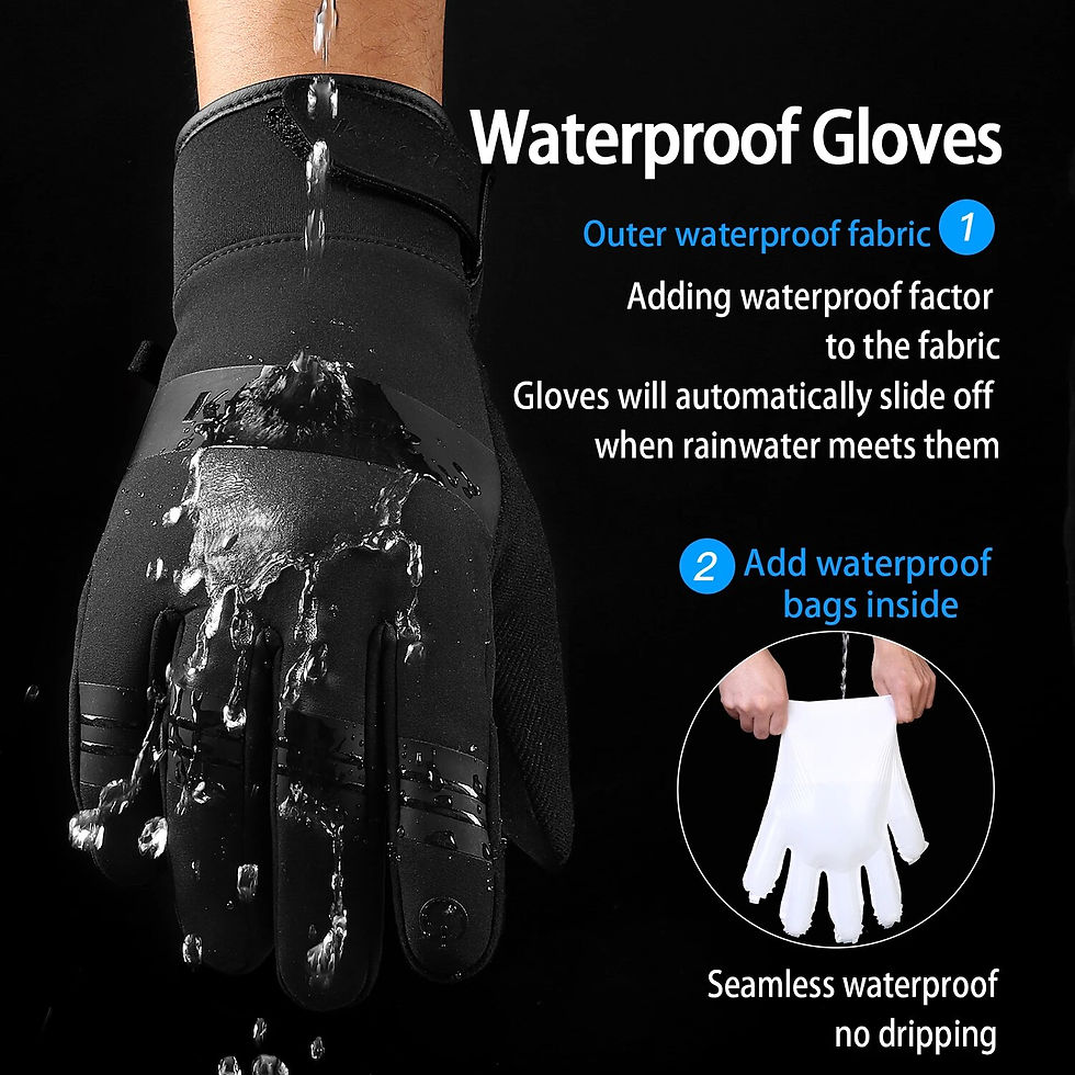 Thumbnail: Cycling Gloves Touch Screen Motorcycle Gloves Outdoor Scooter Windproof Sports
