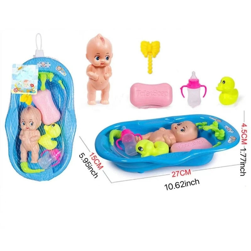 Миниатюра: Bath Doll Set Bath Toy Bath Beach Swimming Water Play Set