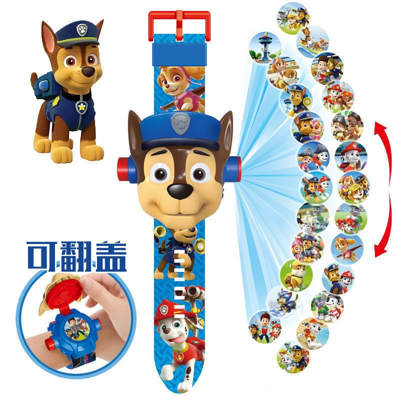 Thumbnail: Anime Paw Patrol Digital Watch Projection 24 Style Anime Action Figures Dog Pup