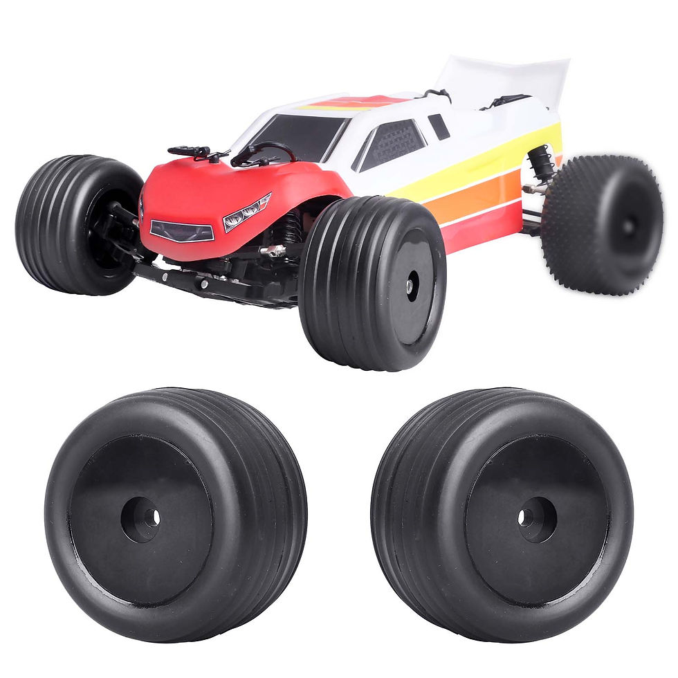 Miniatura: HobbyPark Pre-Glued Buggy Wheels and Tires 8mm Wheel Hex for Losi Mini-T 2.0 Lo