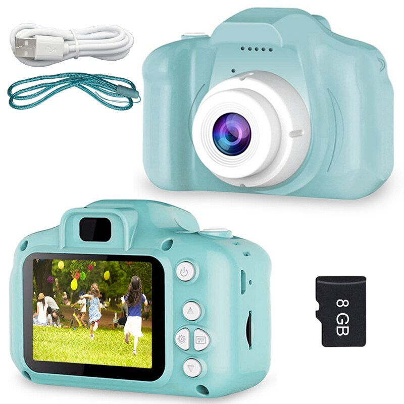 Miniaturebillede: 8GB32GBMini Children Cartoon Camera Taking Photos Videos Music Playback Baby Ca