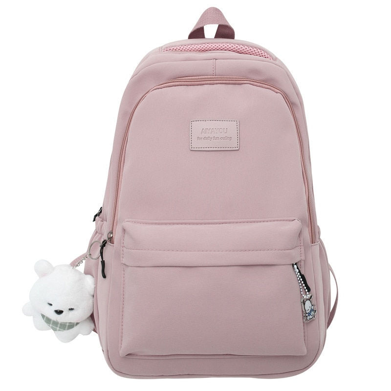 Thumbnail: New Female Fashion Lady High Capacity Waterproof College Backpack Trendy Women