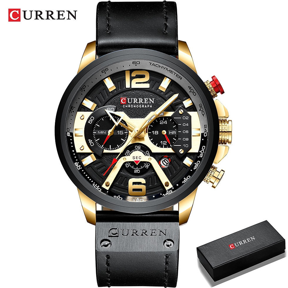 Miniatura: CURREN Casual Sport Watches for Men Top Brand Luxury Military Leather Wrist Wat
