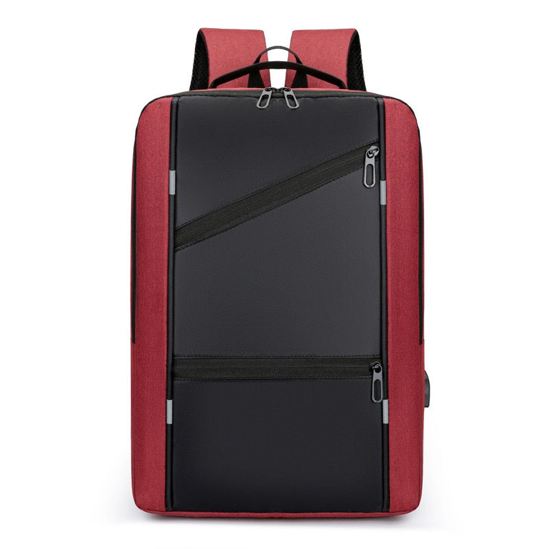 Thumbnail: Men's Waterproof Backpack Casual Business Men Computer Backpack 15.6 Inch Lapto