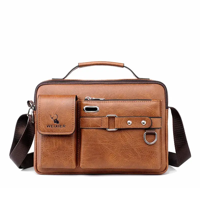 Single Shoulder Bag Men's Models Crossbody Bag Business Satchel Bag Fashion Bus