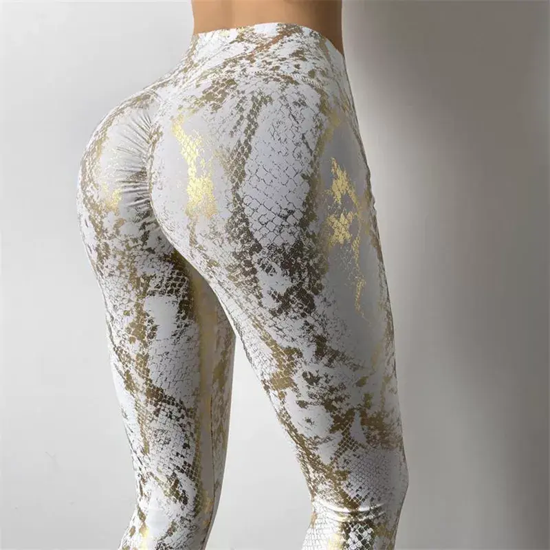 Thumbnail: NEW2023 ASHEYWR Women Printed Leggings Gorgeous Snakeskin High Waist Push