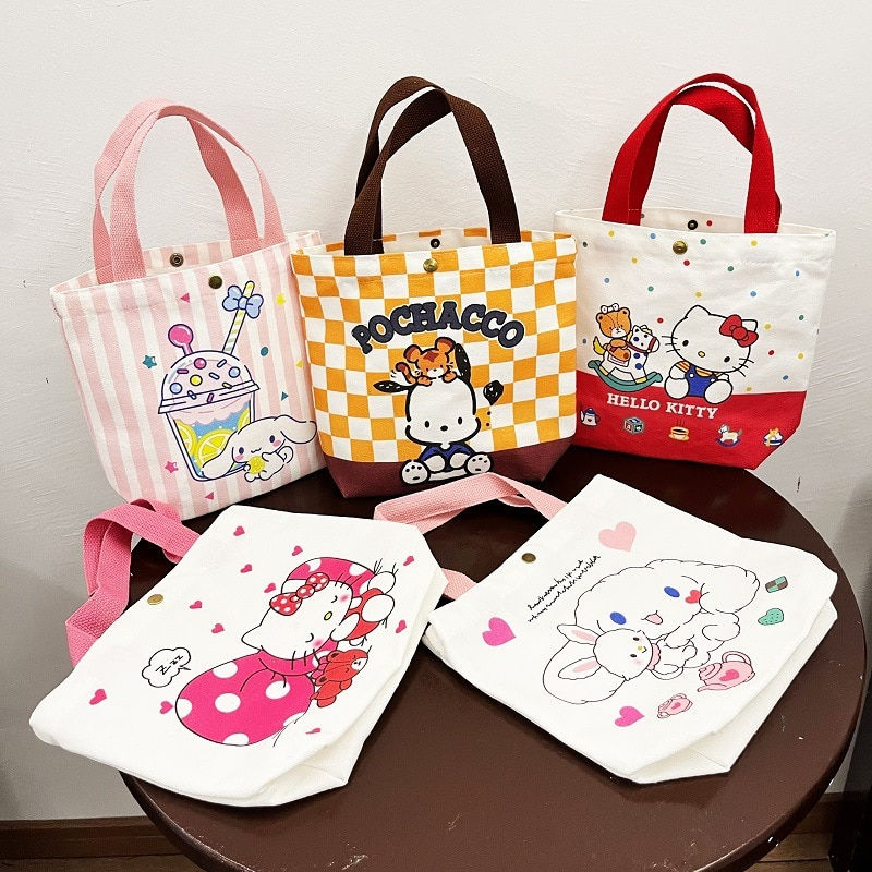 Miniatiūra: 2023 New Sanrio Hello Kitty Cartoon Women's Shoulder Bag Casual Large Capacity