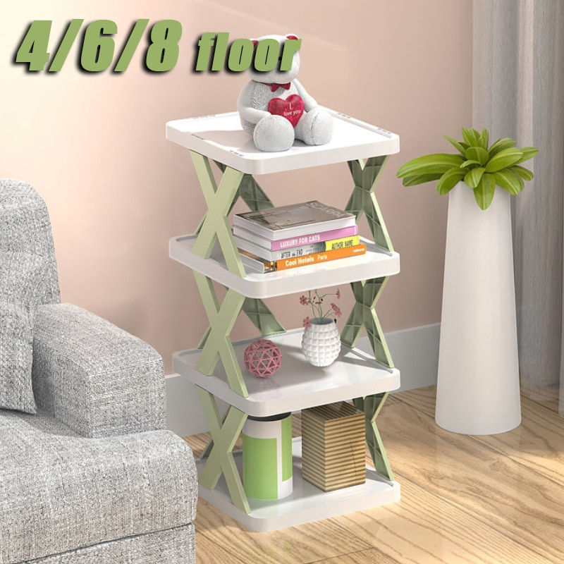 Stackable Shoe Rack Multi-tier Storage Shoe Rack Box Dormitory Simple Shoe Rack