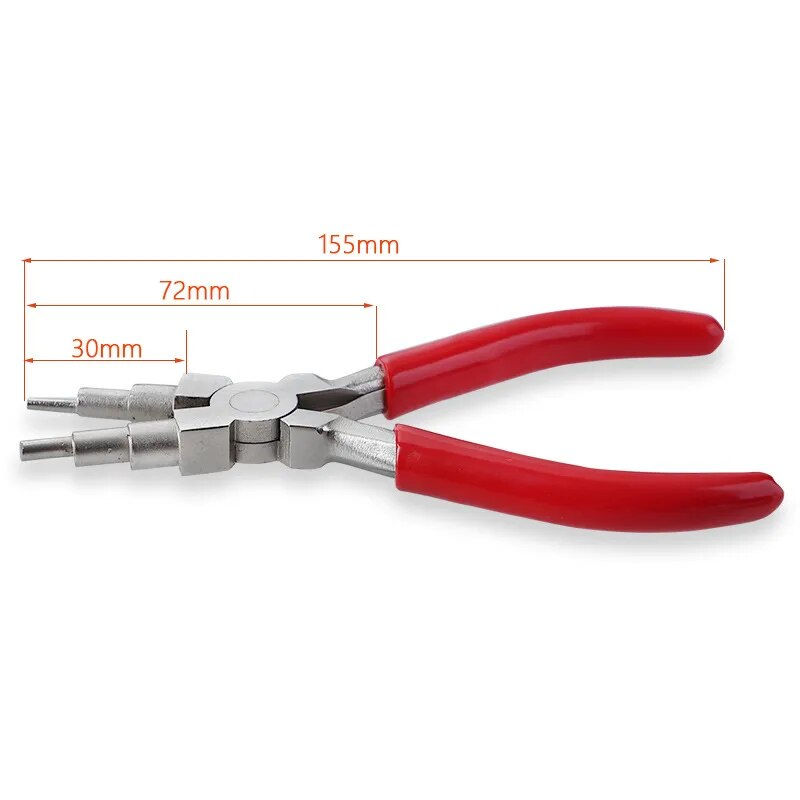 Miniatura: Mini Nylon Pliers Adjustable Diy Carbon Steel Clamp Pincers Jewelry Pliers Angl
