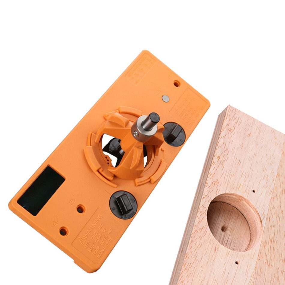 Thumbnail: JIGHOLE 35mm Concealed Hinge Jig Kit Woodworking Tools Suitable for Face Frame