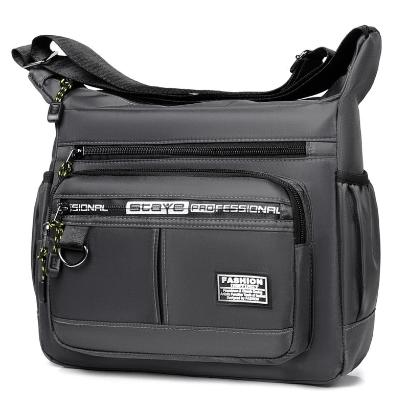 Thumbnail: Large Capacity Men's Casual Fashion Single Shoulder Crossbody Luxury Messenger