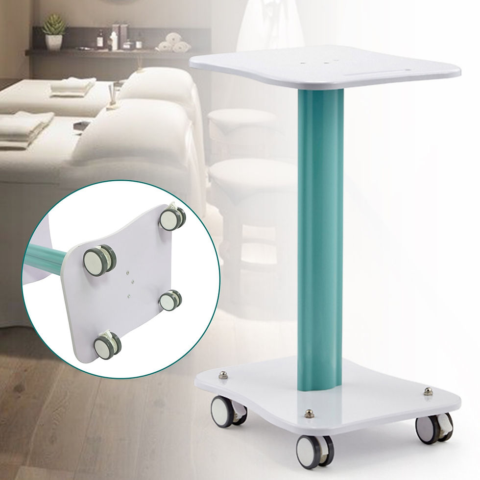 Thumbnail: Max Load 40Kg Salon Table Trolley Stand Rolling Cart Beauty Wheel Holde Trolley
