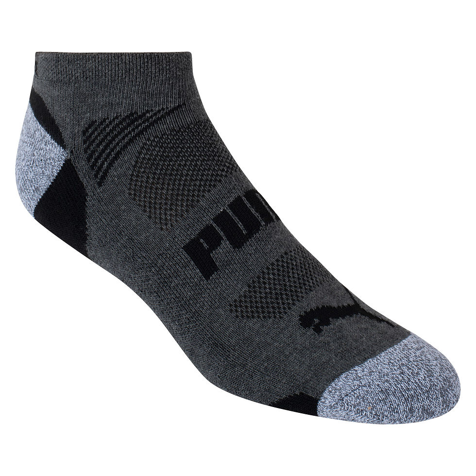 Thumbnail: PUMA Men's No Show Sock, 10-pair
