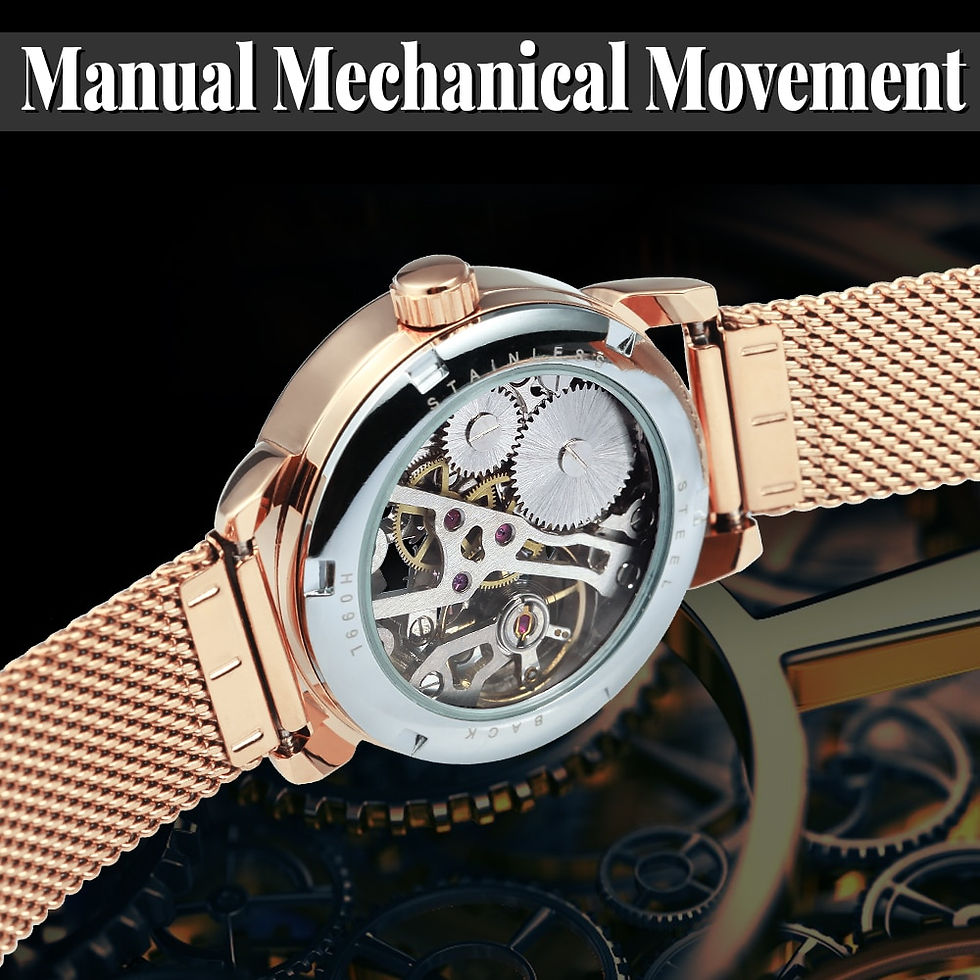 Thumbnail: Forsining Rose Gold Skeleton Mechanical Watch for Women Fashion Luminous Hands