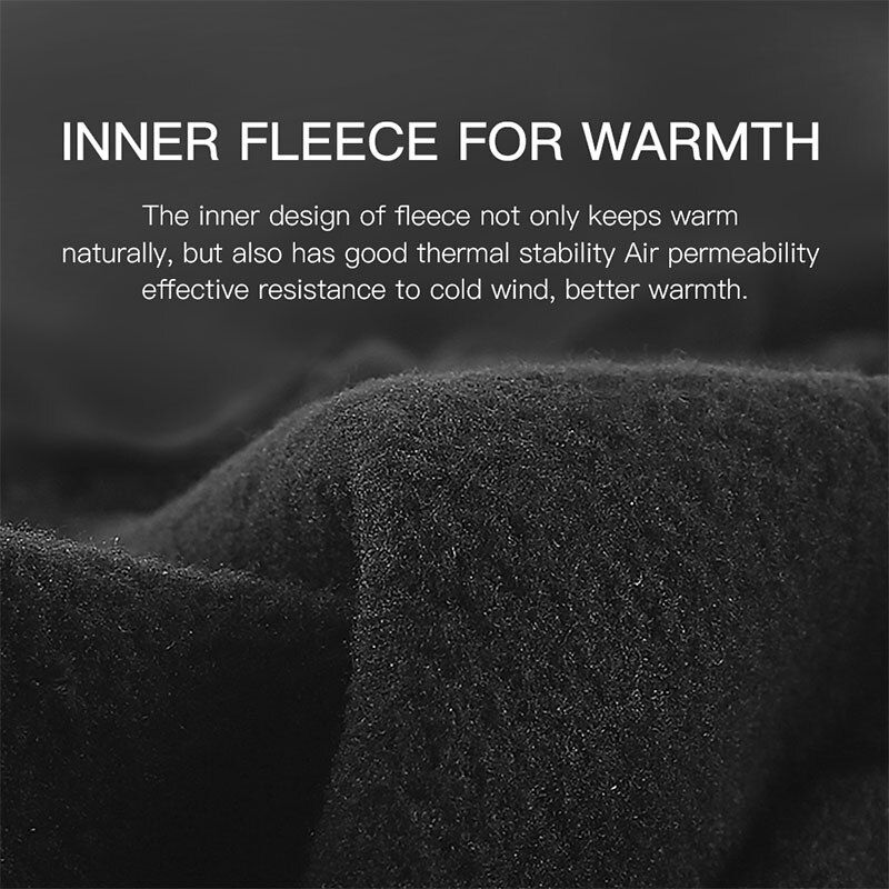 Miniaturebillede: Winter Fleece Gloves for Men Women Touchscreen Warm Outdoor Cycling Driving Col