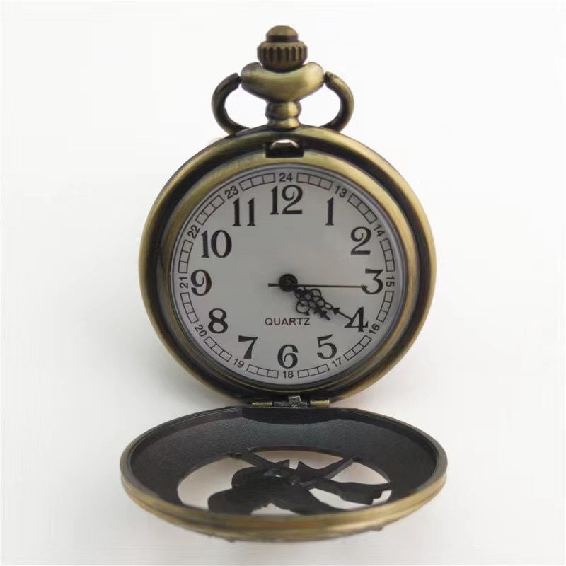 Miniaturbild: Retro quartz Hunger Games popular hollow Mockingbird design stylish bronze pock