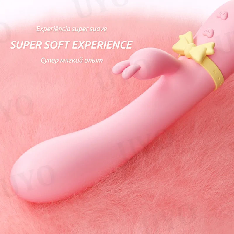 Thumbnail: vibrator for woman sex toy Silicone Rabbit Vibrator USB Rechargeable Waterproof