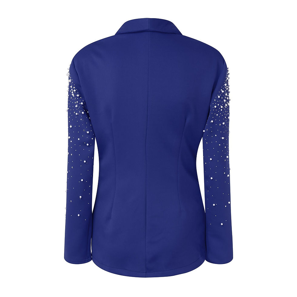 Thumbnail: High Quality Ladies Blazer Suits Women Solid Color Bling Fashion Ins Single But