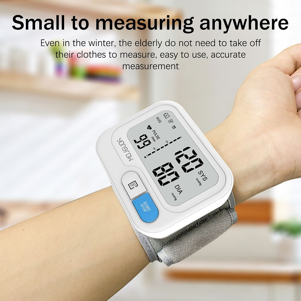 Miniaturebillede: Yongrow Automatic Digital Wrist Blood Pressure Monitor Sphygmomanometer Tonomet