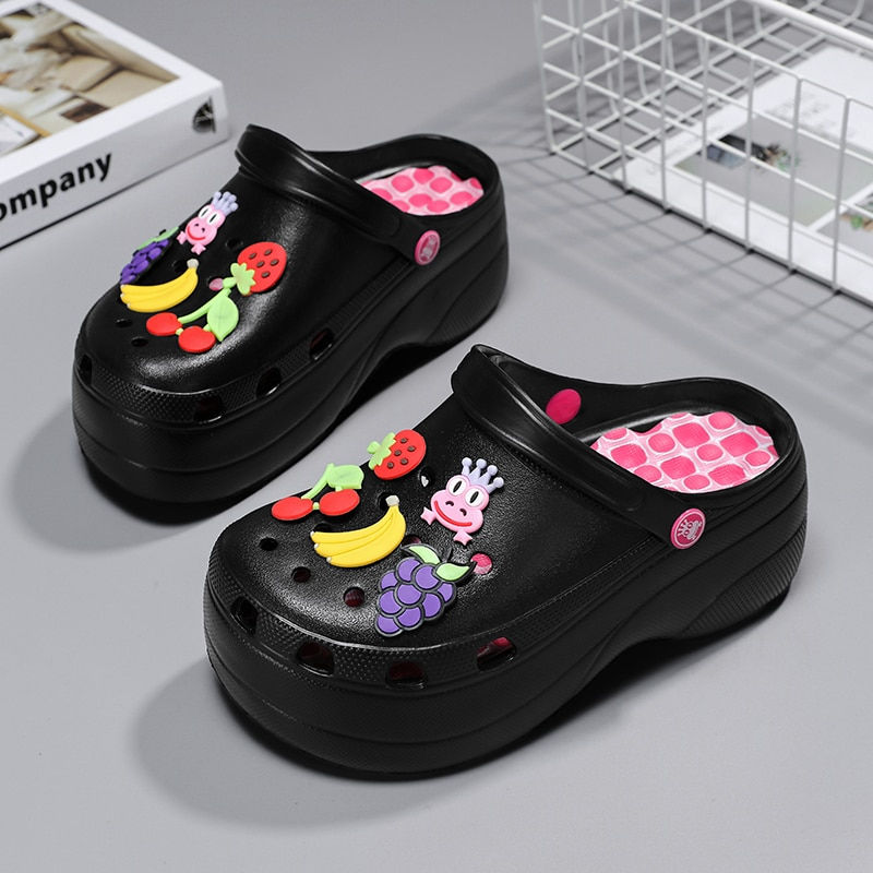 Miniatura: Sweet Lovely Style Girl Clogs Outdoor Beach Shoes Women's Sandals Platform Wome