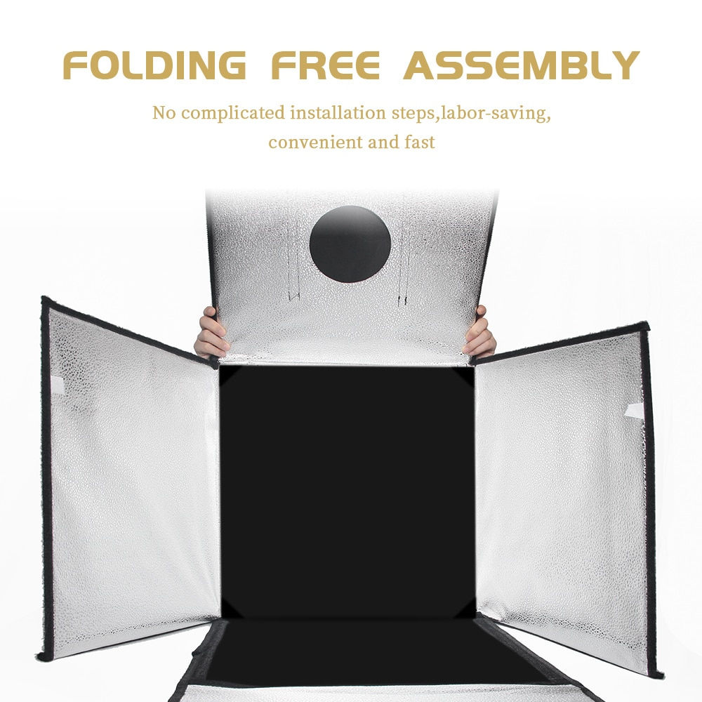 Photo Studio Box Portable Lightbox Tabletop Shooting PVC Backdrop Tent Photogra