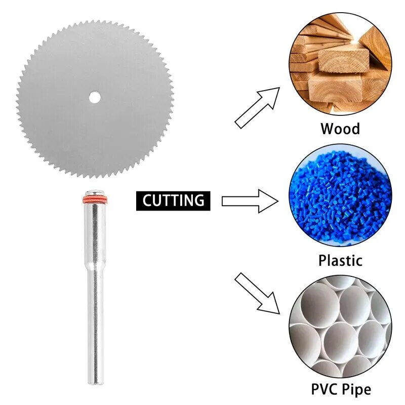 Miniatura: 11PCS Micro Circular Saw Blade Accessory Electric Grinding Cutting Disc Metal C