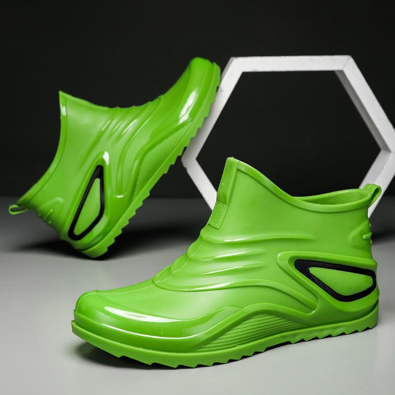 Thumbnail: Men's Rain Boots Chef Shoes Fishing Shoes Casual Waterproof Comfortable Large S