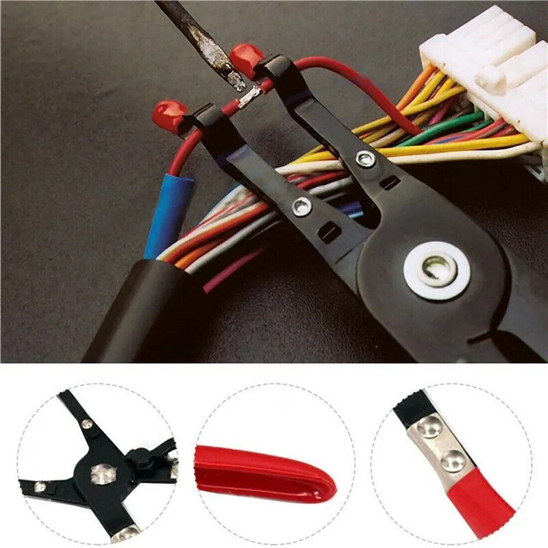 ภาพขนาดย่อ: ZK30 Universal Car Vehicle Soldering Aid Pliers Hold 2 Wires Innovative Car Rep