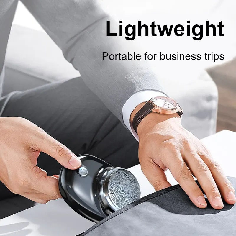 Miniaturebillede: Electric Shaver Charging Mini Pocket Travel Razor Portable Wireless Detachable