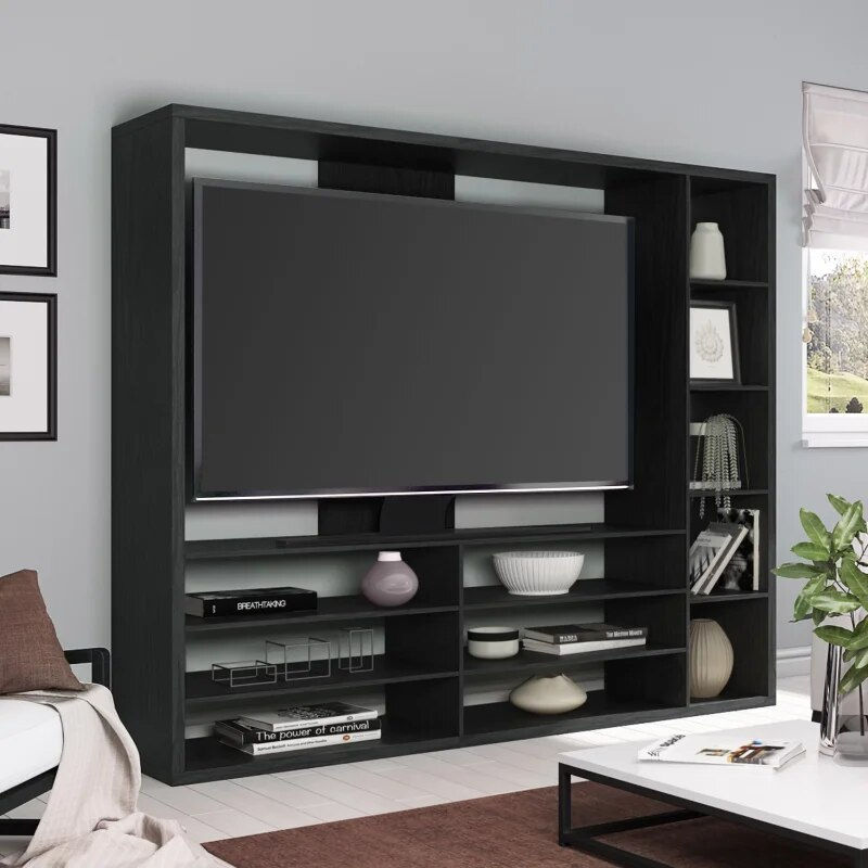 Mainstays Entertainment Center for TVs Up To 55", Tv Stand Living Room Furnitur