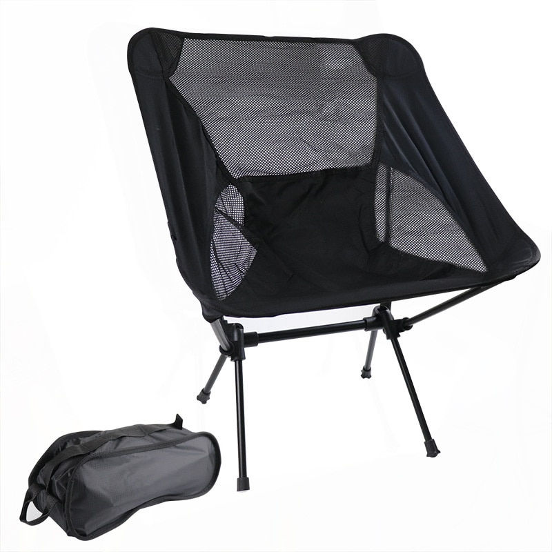 Thumbnail: Outdoor Folding Beach Chair Camping Light Moon Chair Aviation Aluminium Pipe La