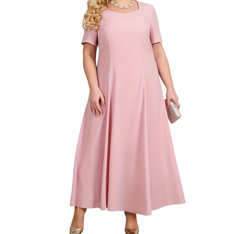 Thumbnail: Plus Size 5XL Women Summer Autumn Elegant Lace Dress Female Evening Party Dress