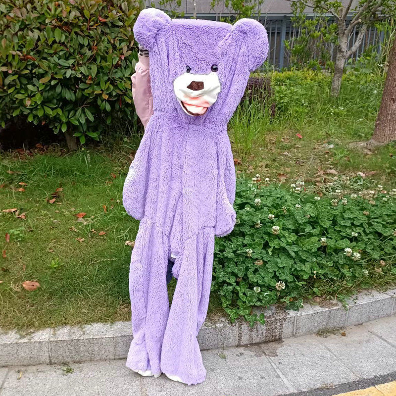 Thumbnail: 7 Colors 100-260cm Cheap Giant Unstuffed Empty Teddy Bear Skin Coat Soft Big Sk