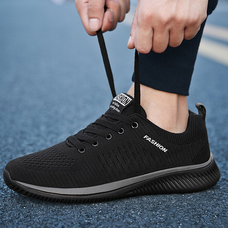 Thumbnail: Men Running Walking Knit Shoes Women Fashion Casual Sneakers Breathable Sport A