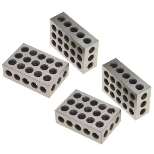 Thumbnail: 2pcs/set Hardened Steel 25-50-75mm Blocks 0.0001" Precision Matched