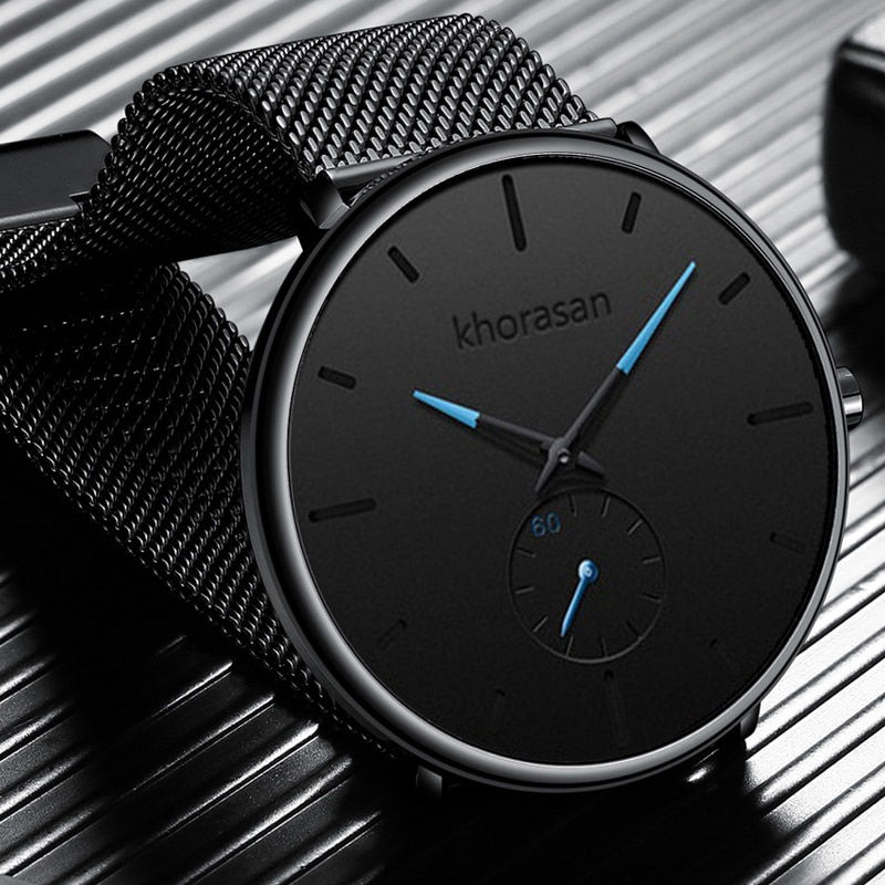 Thumbnail: 2023 Mens Fashion Minimalist Watches Men Business Casual Quartz Watch Simple Ma