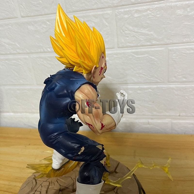 サムネイル： Anime Dragon Ball Z GK Vegeta Figure Majin Vegeta Figurine 28CM with Base PVC S