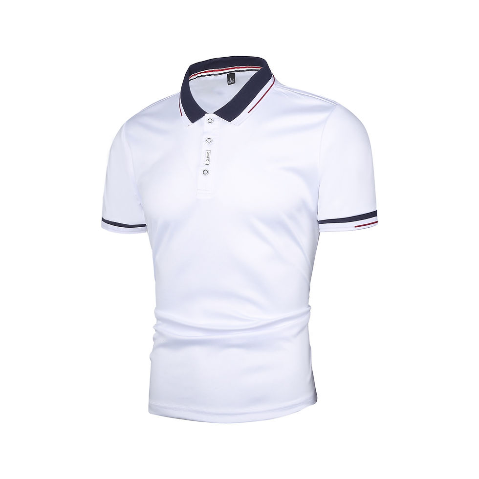 Thumbnail: Dropshipping New Polo Shirt Men Solid Casual Cotton Polo Giraffe Men Slim Fit E