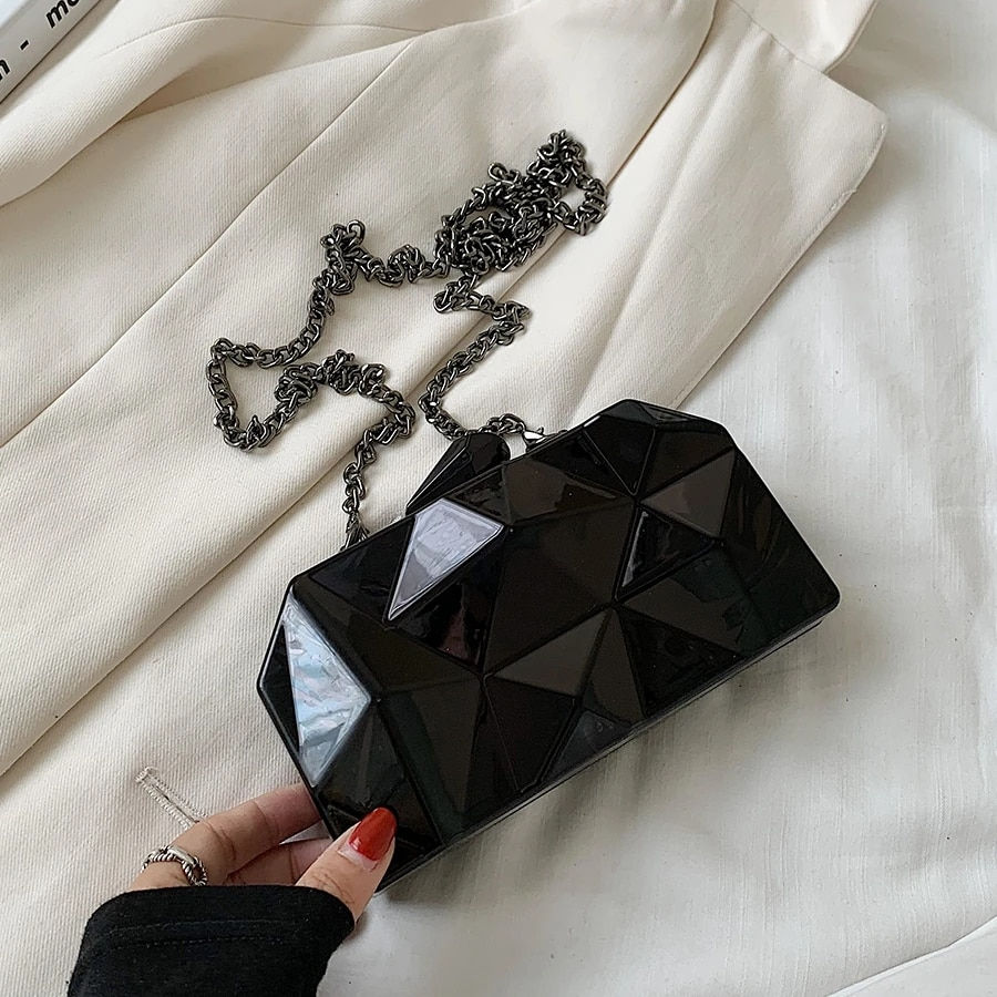 Indexkép: Women's Handbag Bags for Women 2021 Clutches Fashion Geometric Mini Party Eveni