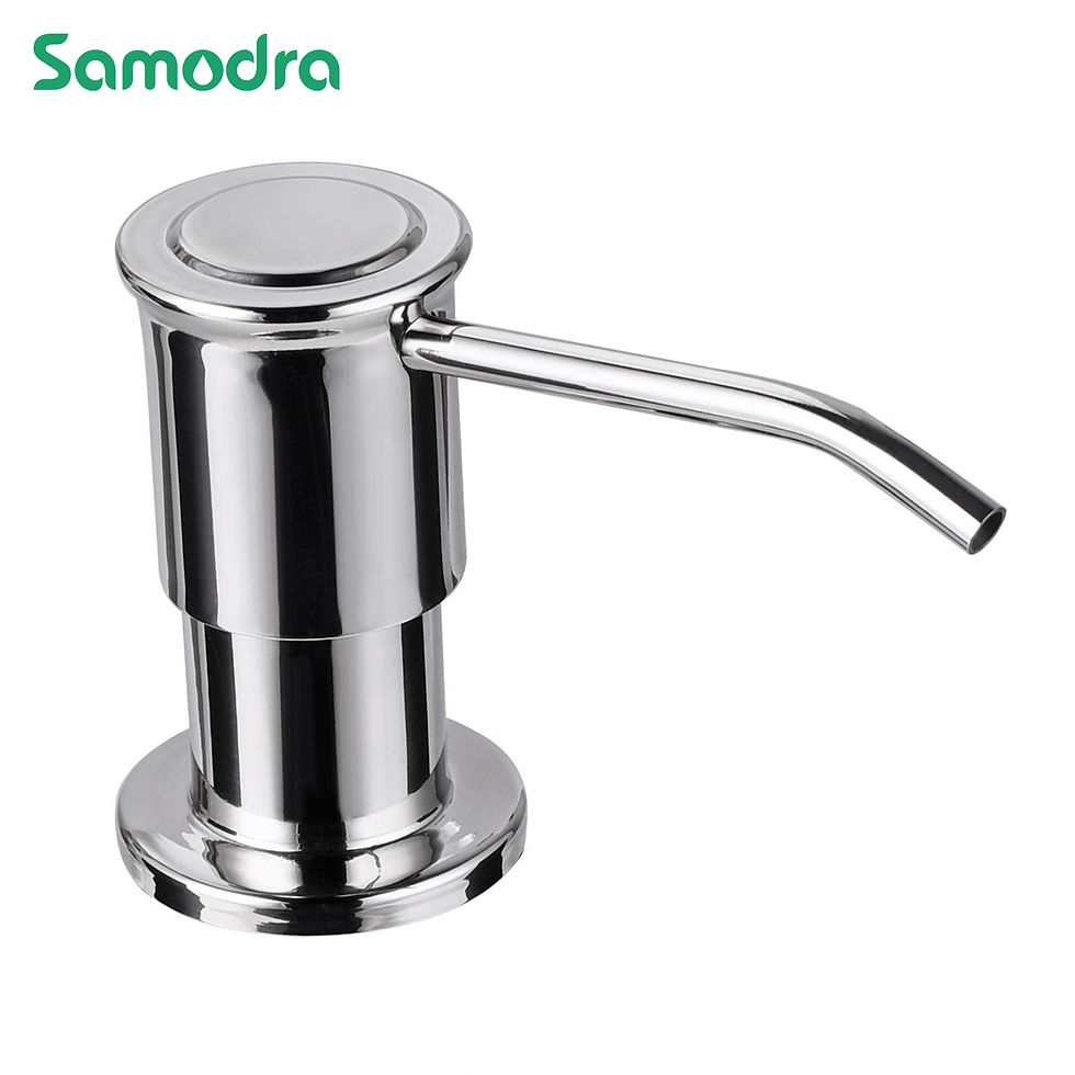 Thumbnail: Samodra Liquid Soap Dispensers With 500ml Bottle Stainless Steel Pump For