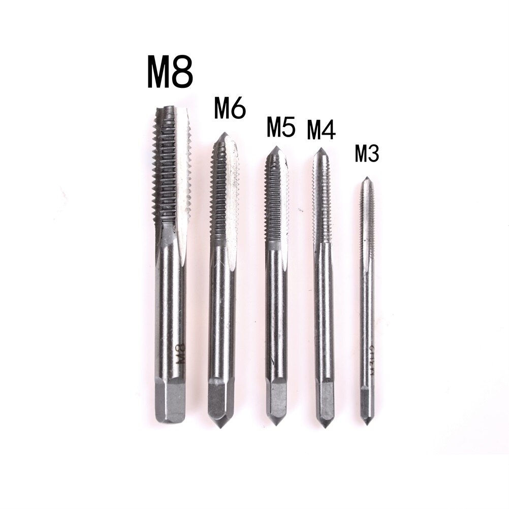 5PCS/Set Adjustable M3-M8 T-Handle Ratchet Tap Wrench Machinist Tool