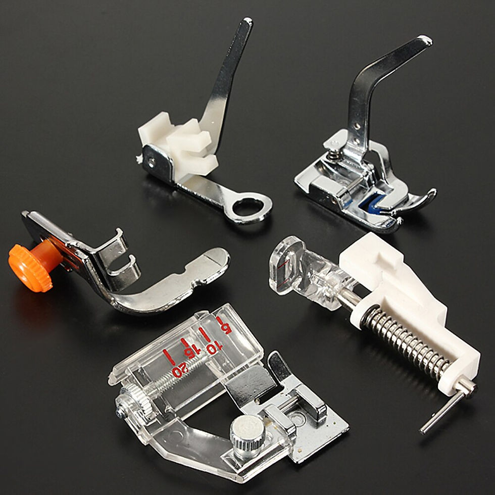 Thumbnail: 11/32/42 Pcs Domestic Sewing Machine Foot Presser Braiding Blind Stitch Darning